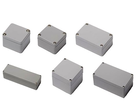 Different designs of junction boxes