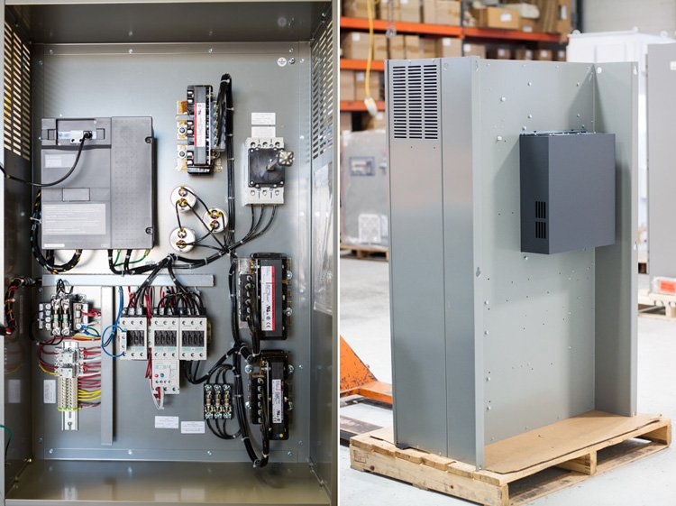 VFD in electrical enclosure