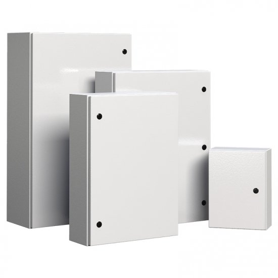 Different sizes of steel electrical enclosure