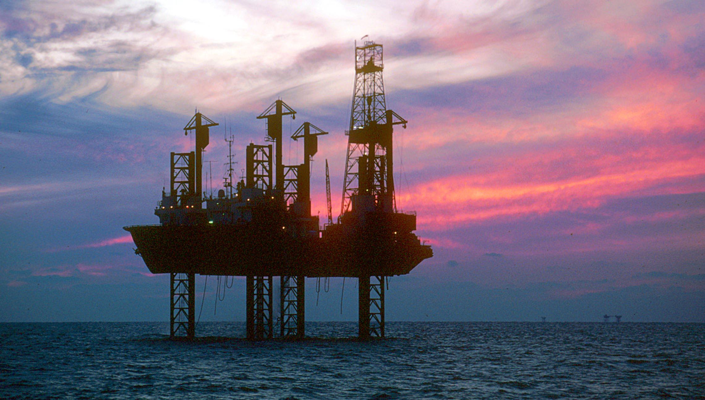 Offshore oil drilling
