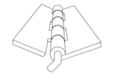 Bent pin
