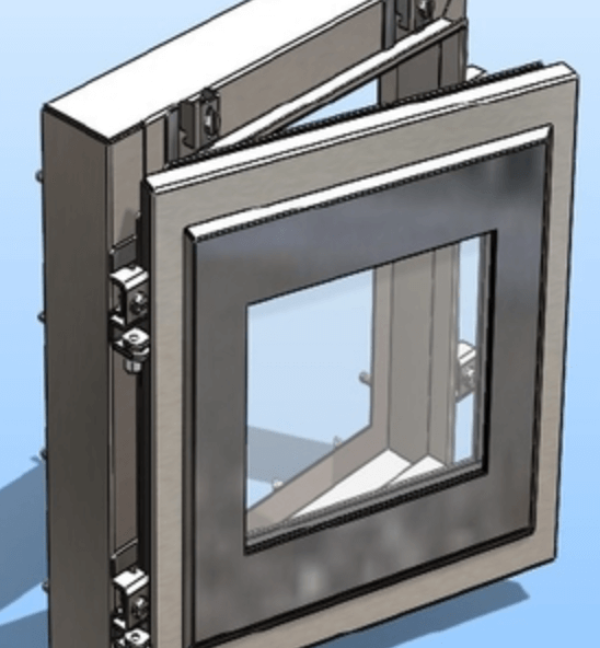 Deep-hinged window