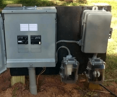 Enclosure mounted in the ground