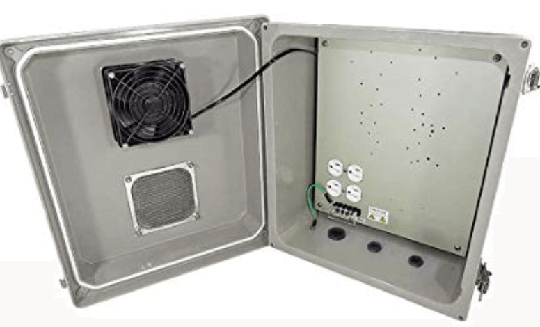Fan in an enclosure