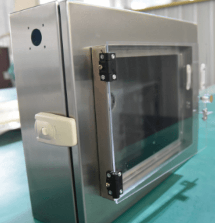 Frameless surface window