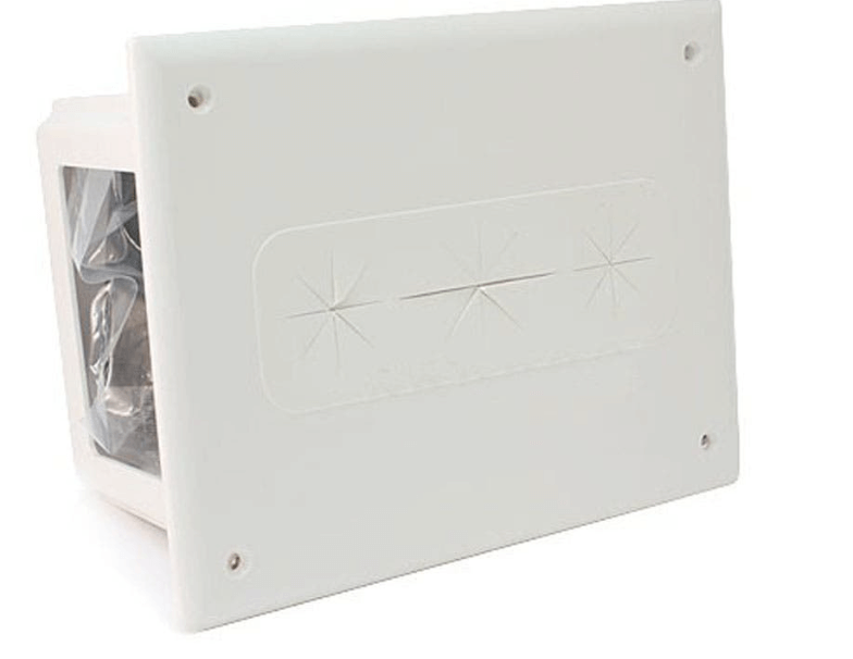Plastic recessed enclosure