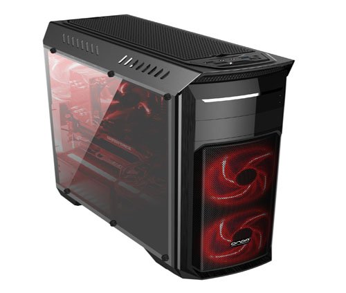 casing pc gaming berbahan logam
