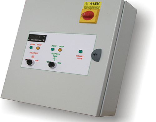Panel de control del calentador de 3 pasos