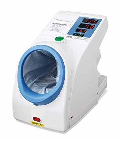 Kiosco médico automático para medir la presión arterial