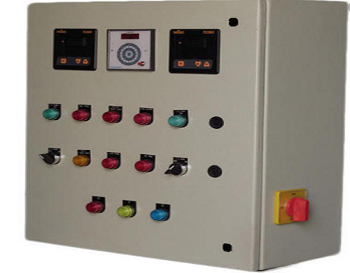 Panel de control industrial eléctrico