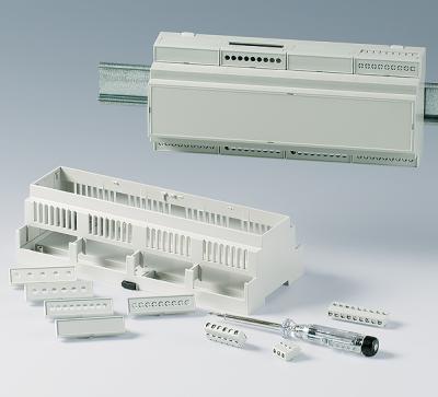 Penutup rel DIN berventilasi