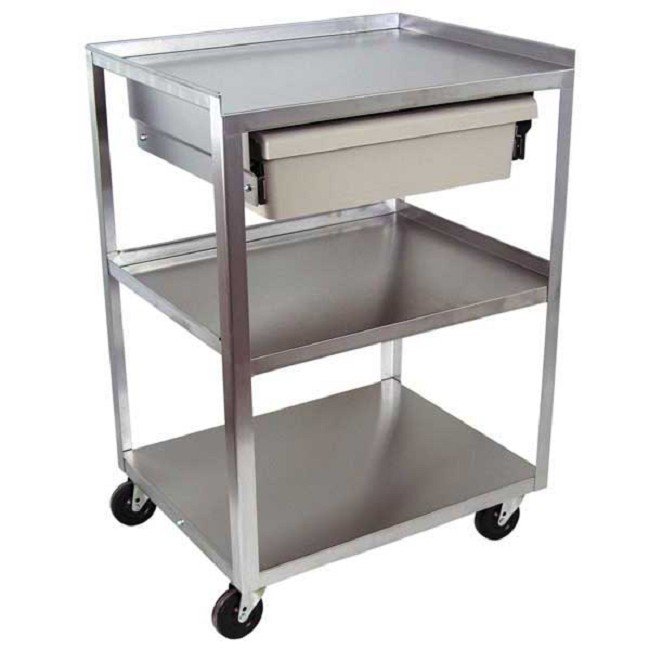 Troli Stainless Steel Medis 3 Rak