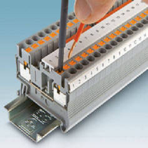 Bloques de terminales para riel micro DIN