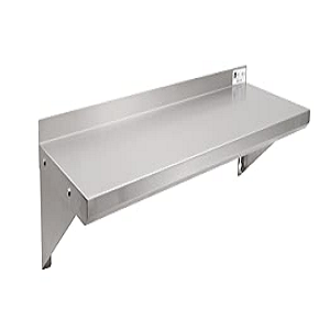 Rak Dinding Standar Stainless Steel 24L x 12W