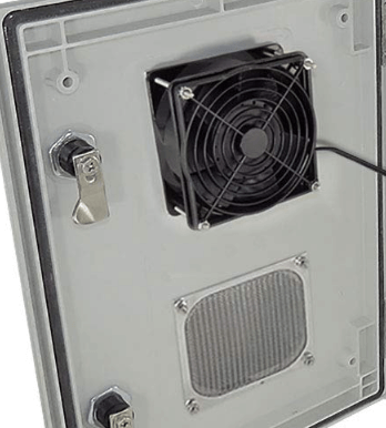 Fan in an enclosure