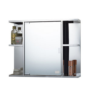 Penyimpanan Stainless Steel dengan Cermin