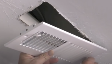 Memasang kisi-kisi ventilasi baja tahan karat