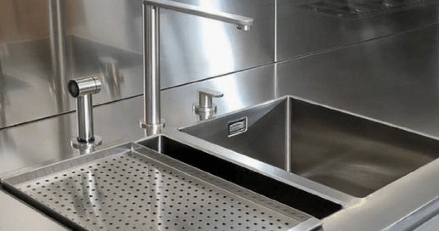 Wastafel dan keran stainless steel