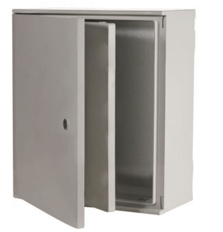 Lemari dinding baja tahan karat pintu ganda