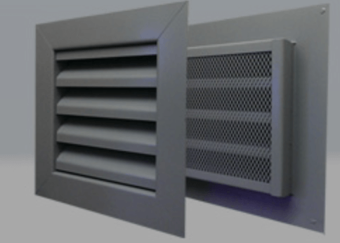 Ventilasi baja tahan karat berlapis