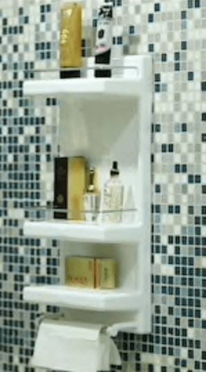 Unit penyimpanan kamar mandi baja tahan karat yang dicat