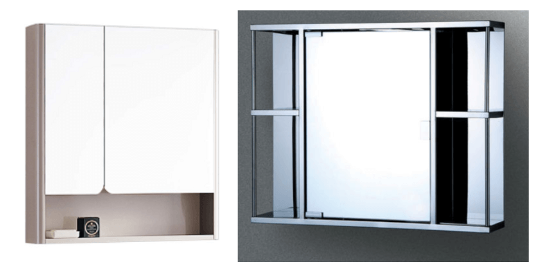 Lemari kamar mandi stainless steel rak terbuka