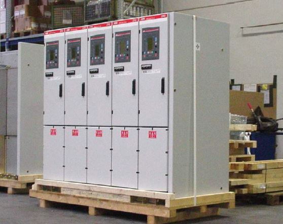 Electrical enclosure on a wooden platform