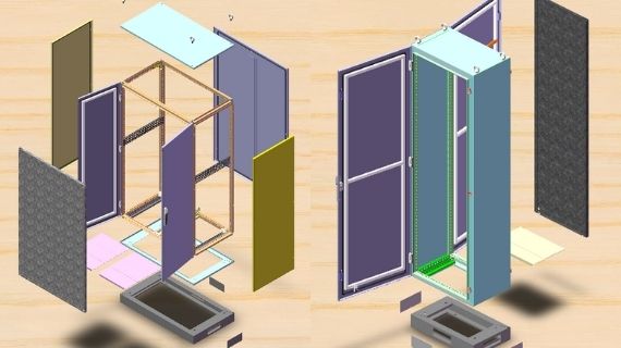 control panel enclosure Configurations and layout