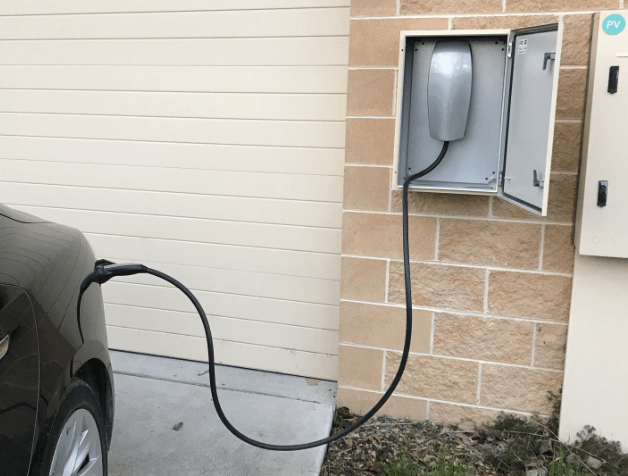 AC level 2 EV charger enclosure
