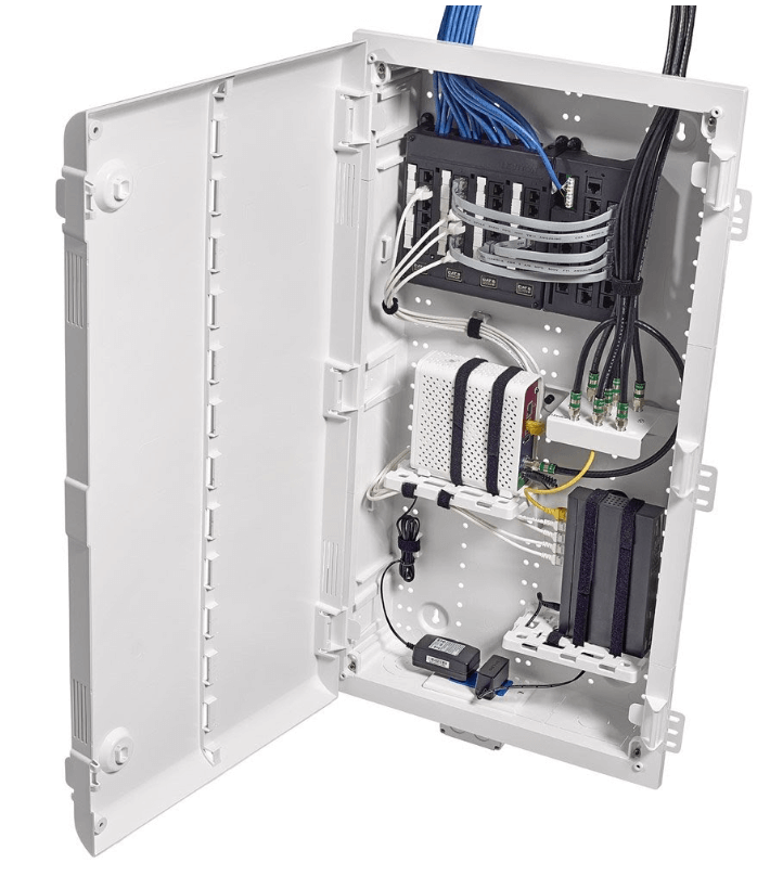 Cable management in EV charger enclosure