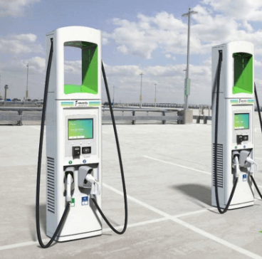 Decorative EV charger enclosure shape