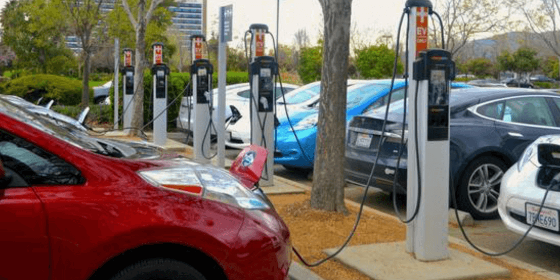 EV charger enclosures in commercial parking