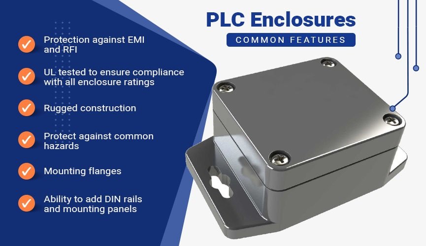PLC enclosures features