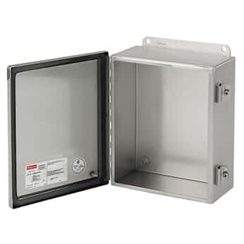A Stainless Steel Electrical Enclosure Hinge