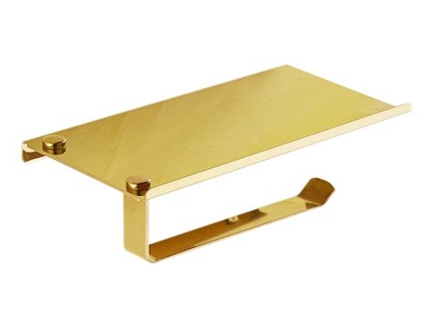 Soporte de latón para papel en rollo