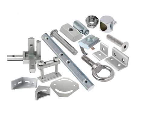 Piezas de hardware de aluminio
