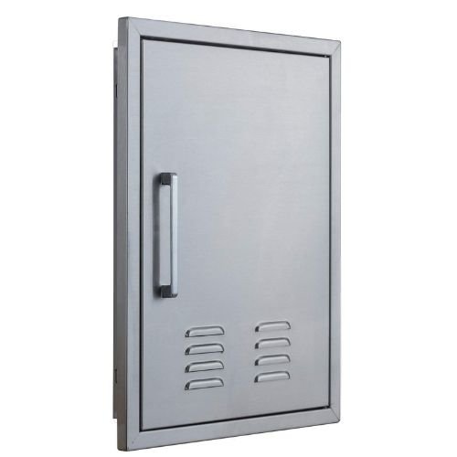 Pintu Dapur Luar Ruangan Akses Tunggal Vertikal Stainless Steel