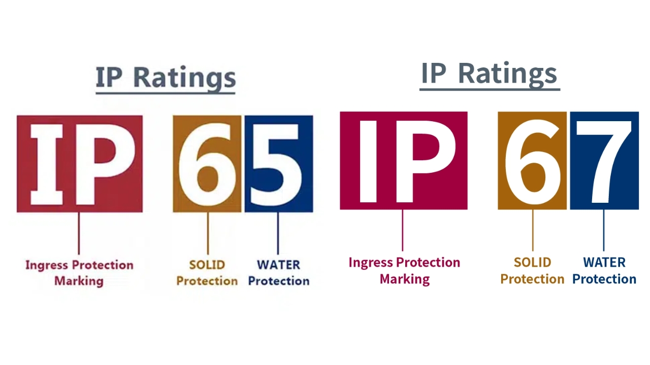 IP65 vs IP67: Qual classificação IP é melhor para você?