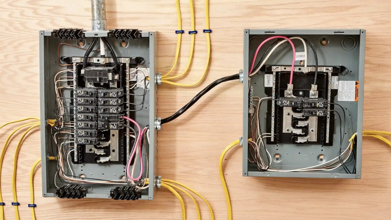 What is the Main Panel and the Distribution Panel